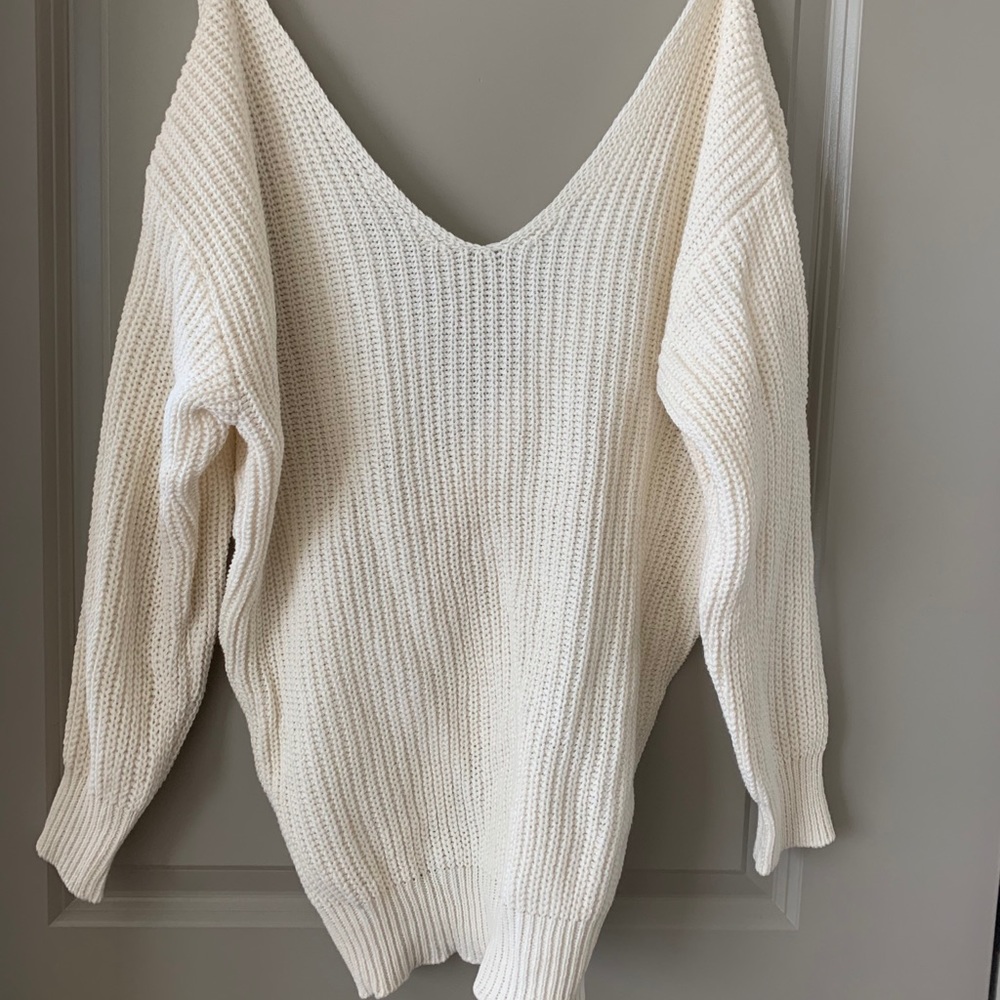 Forever 21 Cream Sweater